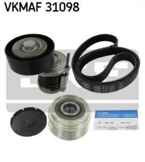 Комплект поліклиновий (ремінь+ролики) SKF VKMAF 31098 (фото 1)