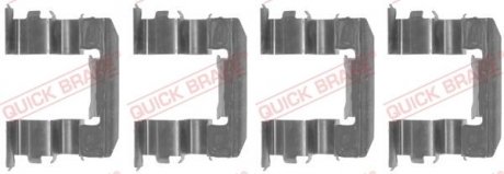 Р, к дискових гальм. колодок QUICK BRAKE 109-1184 (фото 1)
