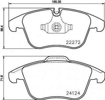 Гальмівні колодки дискові BREMBO P36 030 (фото 1)