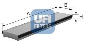 Фильтр, воздух во внутренном пространстве UFI 53.016.00 (фото 1)