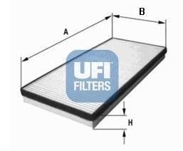 Фильтр, воздух во внутренном пространстве UFI 53.001.00 (фото 1)