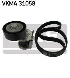 Комплект поліклиновий (ремінь+ролики) SKF VKMA 31058 (фото 1)