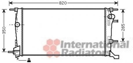 Радиатор (вир-во) Van Wezel 43002409 (фото 1)