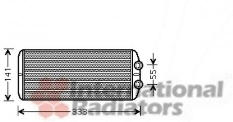 Радиатор (вир-во) Van Wezel 40006312 (фото 1)
