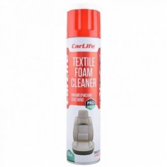 Пенный очиститель текстиля textile foam cleaner 650ml CarLife CF651 (фото 1)