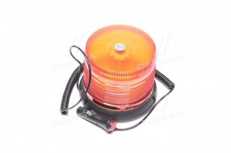 Маяк проблисковий помаранчевий LED, 12/24V, магніт +3 болта кріплення (LITLEDA,) JUBANA 453706005 (фото 1)