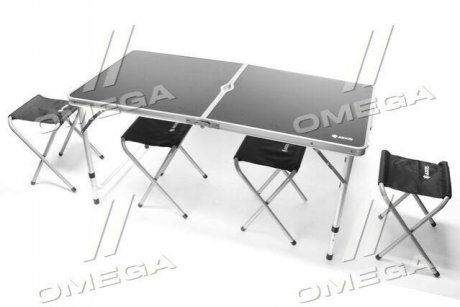Стіл складаний 120*60 для пікніка, риболовлі + 4 стільці (комплект) <> AXXIS Ax-791