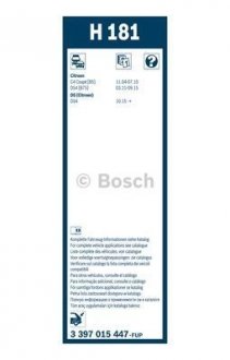 Щетка стеклоочистителя задняя Bosch ="3397015447" (фото 1)