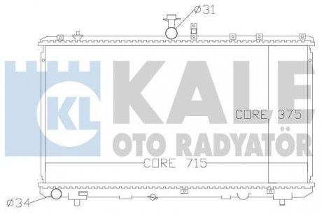 Kale fiat радіатор охлаждения sedici,suzuki sx4 1.6 KALE OTO RADYATOR 342125 (фото 1)