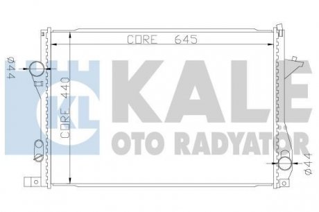 Kale bmw радиатор охлаждения 5 e39,7 e38 520/750 KALE OTO RADYATOR 341915 (фото 1)