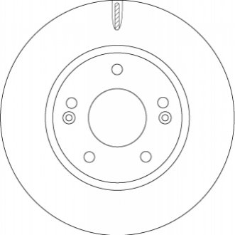 Диск гальмівний TRW DF6936 (фото 1)
