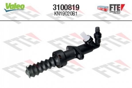 Робочий цилиндр сцепление citroen, fiatl, peugeot, gaz berlingo, c2, c4, jumpy, ulisse, 206, 308, 407, expert, Valeo ="3100819" (фото 1)