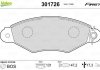 Гальмівні колодки дискові citroen, nissan, peugeot, renault xsara, kubistar, kangoo "1,2-1,9 "f "93>> Valeo ="301726" (фото 1)