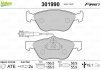 Гальмівні колодки дискові alfa, fiat 145-147, 156, gt, bravo, marea, weekend, strada "1,3-2,5 "f "95>> Valeo ="301990" (фото 1)