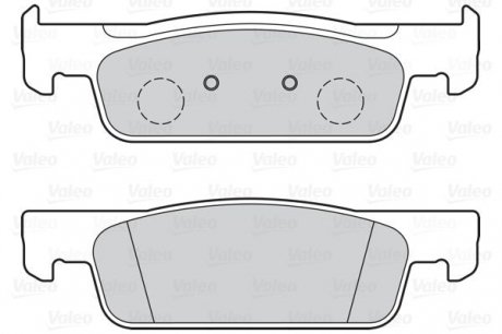 Гальмівні колодки дискові DACIA/RENAULT/SMART Logan/Sandero/Clio/Twingo/Fortwo/Forour "F "12>> Valeo ="302150" (фото 1)