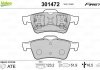 Гальмівні колодки дискові NISSAN /RENAULT Primera(P12)/Espace/Laguna/Megane "1,6-3,5 "R "01>> Valeo ="301472" (фото 1)