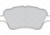 Гальмівні колодки дискові ford b-max, fiesta, tourneocourier, transitcourier "1,0-1,6 "f "08>> Valeo ="302153" (фото 1)