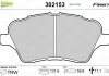 Гальмівні колодки дискові ford b-max, fiesta, tourneocourier, transitcourier "1,0-1,6 "f "08>> Valeo ="302153" (фото 2)