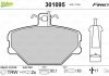 Гальмівні колодки дискові fiat, fso, lancia tempra, tipo, uno, polonez, dedra "1,1-1,9 "r "85-06 Valeo ="301095" (фото 1)