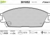 Гальмівні колодки дискові hyundai accent, getz, lantra, pony, scoupe "1,1-1,6 "f "89-10 Valeo ="301052" (фото 1)