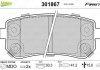Гальмівні колодки дискові hyundai, kia i30, ix35, picanto, sportage "1,0-2,0 "r "07>> Valeo ="301867" (фото 2)