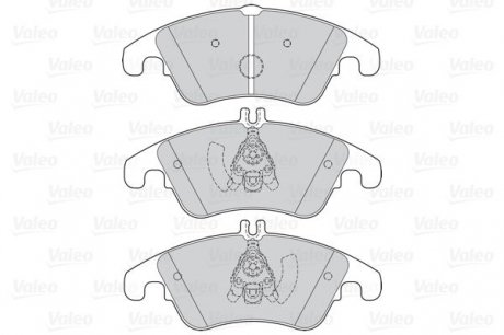 Гальмівні колодки дискові MERCEDES C-Class/CLS/E-Class/SLC/SLK "1,6-5,5 "F "07>> Valeo ="302160"