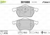 Гальмівні колодки дискові ford, seat, vw galaxy, alhambra, sharan "1,8-2,8 "f "95-10 Valeo ="301008" (фото 1)