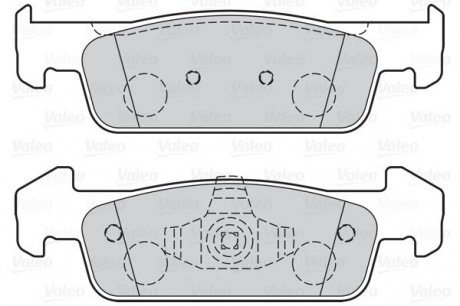 Гальмівні колодки дискові DACIA/RENAULT Logan/Sandero/Twingo "1,0-1,6 "F "12>> Valeo ="302162" (фото 1)