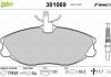 Гальмівні колодки дискові citroen, peugeot xsara, zx, 406, 306 "1,9-3,0 "f "96-05 Valeo ="301069" (фото 1)