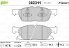 Гальмівні колодки дискові FORD/FORD USA Edge/Galaxy/S-Max "1,5-2,0 "F "15>> Valeo ="302311" (фото 2)