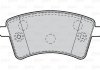 Гальмівні колодки дискові mercedes, renault citan, kangoo "1,2-1,6 "f "08>> Valeo ="302108" (фото 1)