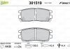 Гальмівні колодки дискові mitsubishi l400, pajero, sigma "2,4-3,5 "r "90>> Valeo ="301519" (фото 1)