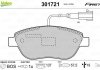 Гальмівні колодки дискові fiat, opel doblo, linea, combo "1,3-2,0 "f "07>> Valeo ="301721" (фото 1)