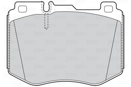 Гальмівні колодки дискові mercedes c-class, cls, e-class, glc "f "13>> Valeo ="302292" (фото 1)