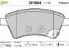 Гальмівні колодки дискові FIAT/SUZUKI Sedici/SX4 "1,6-2,0 "F "06>> Valeo ="301804" (фото 1)