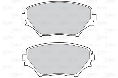 Гальмівні колодки дискові TOYOTA Picnic/Rav4 "1,8-2,2 "F "96-05 Valeo ="302033" (фото 1)