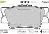 Гальмівні колодки дискові toyota camry, rav4 "2,0-3,5 "r "06>> Valeo ="301819" (фото 1)