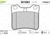 Гальмівні колодки дискові PEUGEOT 406/607 "1,8-3,0 "R "97-05 Valeo ="301063" (фото 1)