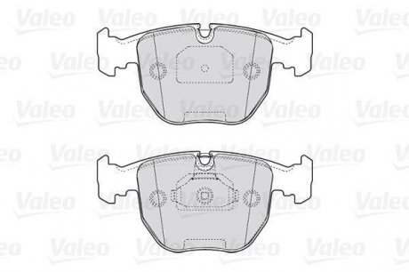 Гальмівні колодки дискові bmw 5, 7, x3, x5 "2,0-5,0 "f "94-11 Valeo ="301412" (фото 1)