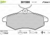 Гальмівні колодки дискові CITROEN C2/C3 "1,1-1,4 "F "02>> Valeo ="301500" (фото 1)