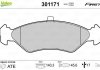 Гальмівні колодки дискові ford fiesta "1,0-1,8 "f "89-08 Valeo ="301171" (фото 2)
