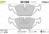 Гальмівні колодки дискові bmw 3, z1, z3 "1,6-3,0 "r "88-03 Valeo ="301386" (фото 1)