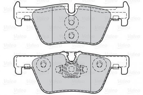 Гальмівні колодки дискові bmw 1, 2, 3, 4 "1,5-3,0 "r "10>> Valeo ="302142" (фото 1)