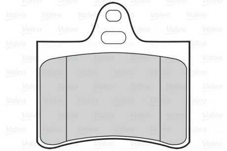 Гальмівні колодки дискові citroen c5 "1,6-3,0 "r "01-08 Valeo ="302021" (фото 1)