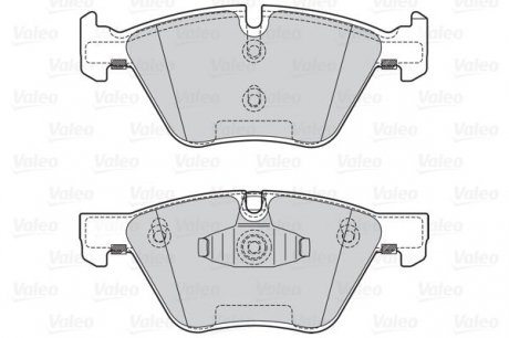 Гальмівні колодки дискові bmw 1, 3 "1,6-3,0 "f "03-13 Valeo ="302132" (фото 1)