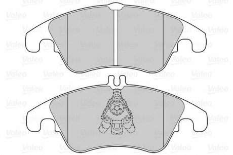 Гальмівні колодки дискові ford focus "2,5 "f "09-11 Valeo ="302303" (фото 1)