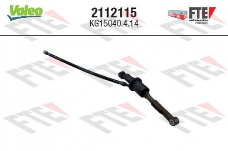 Циліндр зчеплення головний CITROEN/PEUGEOT Valeo ="2112115" (фото 1)