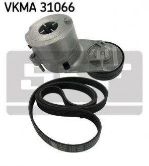 Комплект поліклиновий (ремінь+ролики) SKF VKMA 31066 (фото 1)