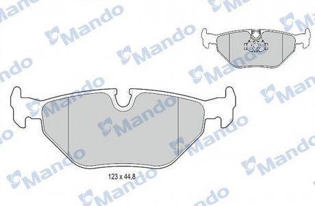 Колодки дискового тормоза Mando MBF015120 (фото 1)