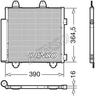 Радіатор кондиціонера Peugeot Denso DCN21033 (фото 1)